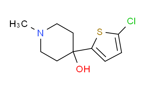 CAS No. 225112-09-4, 4-(5-Chlorothiophen-2-yl)-1-methylpiperidin-4-ol