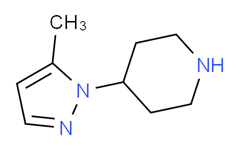 CAS No. 1621910-33-5, 4-(5-Methyl-1H-pyrazol-1-yl)piperidine