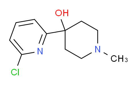 CAS No. 225112-34-5, 4-(6-Chloropyridin-2-yl)-1-methylpiperidin-4-ol