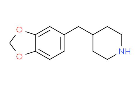 CAS No. 76672-65-6, 4-(Benzo[d][1,3]dioxol-5-ylmethyl)piperidine