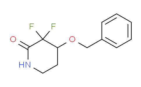 CAS No. 1206540-58-0, 4-(Benzyloxy)-3,3-difluoropiperidin-2-one