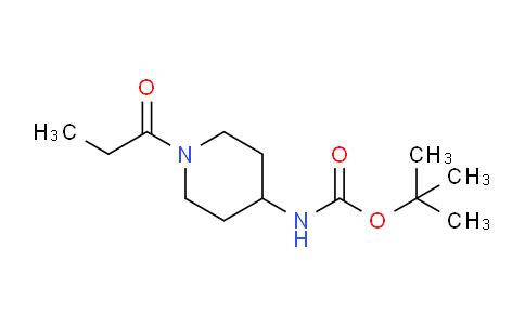 CAS No. 1152430-27-7, 4-(BOC-Amino)-1-propanoylpiperidine