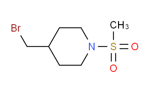 CAS No. 1082786-45-5, 4-(Bromomethyl)-1-(methylsulfonyl)piperidine