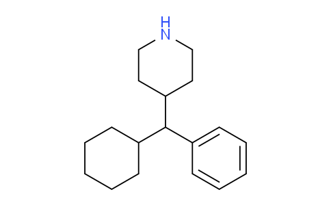 CAS No. 60285-05-4, 4-(Cyclohexyl(phenyl)methyl)piperidine