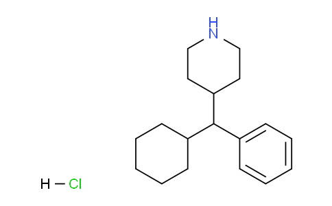 CAS No. 34579-64-1, 4-(Cyclohexyl(phenyl)methyl)piperidine hydrochloride