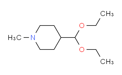 CAS No. 1427475-31-7, 4-(Diethoxymethyl)-1-methylpiperidine