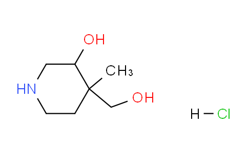 CAS No. 1824406-65-6, 4-(Hydroxymethyl)-4-methylpiperidin-3-ol hydrochloride