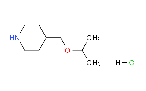 CAS No. 1211439-83-6, 4-(Isopropoxymethyl)piperidine hydrochloride