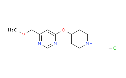 CAS No. 1713163-51-9, 4-(Methoxymethyl)-6-(piperidin-4-yloxy)pyrimidine hydrochloride