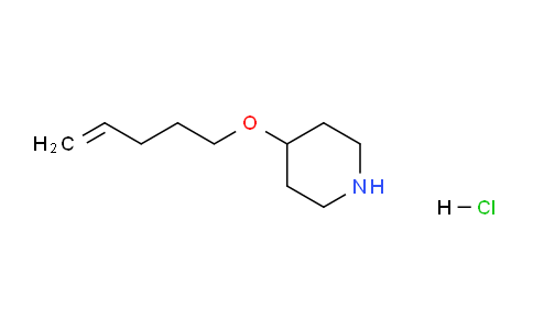 CAS No. 1220021-60-2, 4-(Pent-4-en-1-yloxy)piperidine hydrochloride