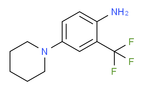 CAS No. 954260-57-2, 4-(Piperidin-1-yl)-2-(trifluoromethyl)aniline