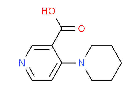 CAS No. 1023816-94-5, 4-(Piperidin-1-yl)nicotinic acid
