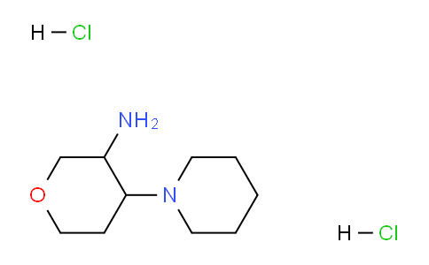 CAS No. 1363404-61-8, 4-(Piperidin-1-yl)tetrahydro-2H-pyran-3-amine dihydrochloride