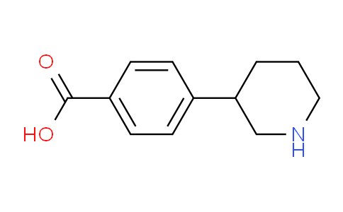 CAS No. 889942-43-2, 4-(Piperidin-3-yl)benzoic acid