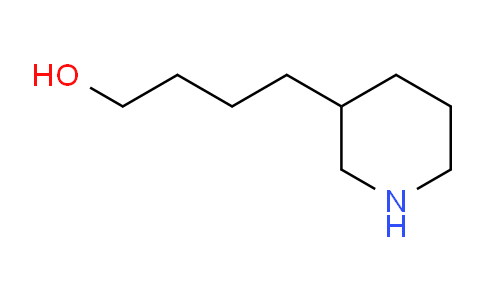 CAS No. 1021910-91-7, 4-(Piperidin-3-yl)butan-1-ol