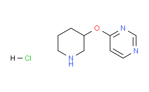 CAS No. 1707602-56-9, 4-(Piperidin-3-yloxy)pyrimidine hydrochloride