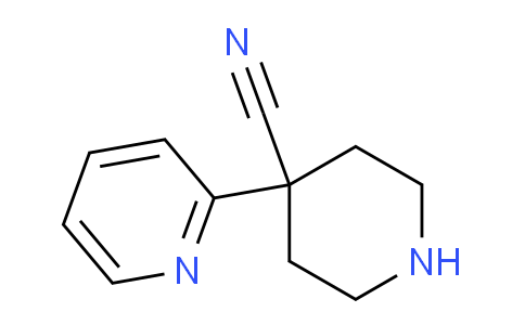 CAS No. 767263-33-2, 4-(Pyridin-2-yl)piperidine-4-carbonitrile