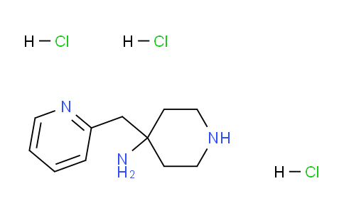 CAS No. 1774897-43-6, 4-(Pyridin-2-ylmethyl)piperidin-4-amine trihydrochloride