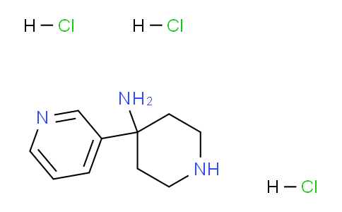 CAS No. 1707602-23-0, 4-(Pyridin-3-yl)piperidin-4-amine trihydrochloride