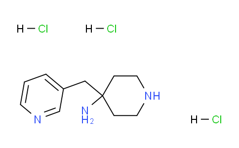 CAS No. 1779133-45-7, 4-(Pyridin-3-ylmethyl)piperidin-4-amine trihydrochloride