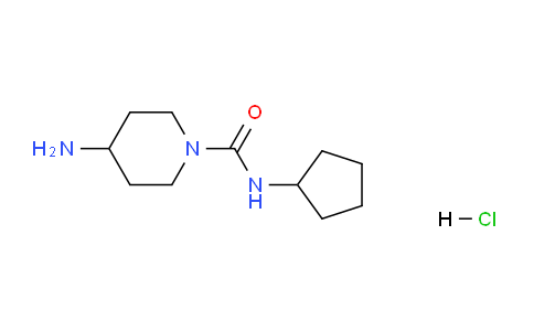 CAS No. 1286265-13-1, 4-Amino-N-cyclopentylpiperidine-1-carboxamide hydrochloride