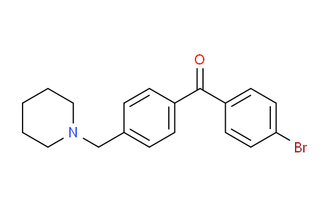CAS No. 898771-32-9, 4-Bromo-4'-piperidinomethyl benzophenone