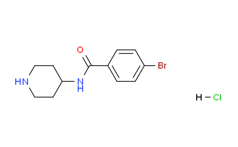 CAS No. 1233952-50-5, 4-Bromo-N-(piperidin-4-yl)benzamide hydrochloride