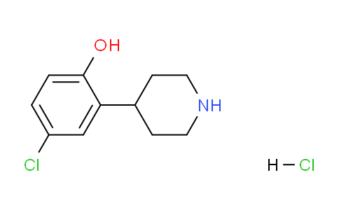 CAS No. 1311254-53-1, 4-Chloro-2-(piperidin-4-yl)phenol hydrochloride