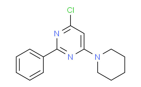 CAS No. 574708-35-3, 4-Chloro-2-phenyl-6-(piperidin-1-yl)pyrimidine