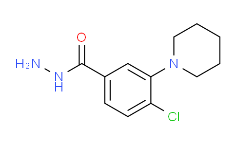 CAS No. 886494-69-5, 4-Chloro-3-(piperidin-1-yl)benzohydrazide