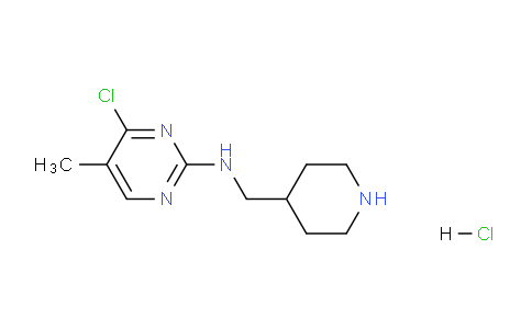 CAS No. 1261232-07-8, 4-Chloro-5-methyl-N-(piperidin-4-ylmethyl)pyrimidin-2-amine hydrochloride