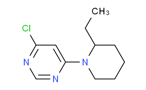CAS No. 1219967-57-3, 4-Chloro-6-(2-ethylpiperidin-1-yl)pyrimidine