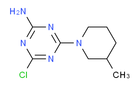CAS No. 1220033-26-0, 4-Chloro-6-(3-methylpiperidin-1-yl)-1,3,5-triazin-2-amine