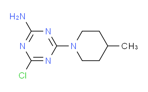 CAS No. 1220016-74-9, 4-Chloro-6-(4-methylpiperidin-1-yl)-1,3,5-triazin-2-amine