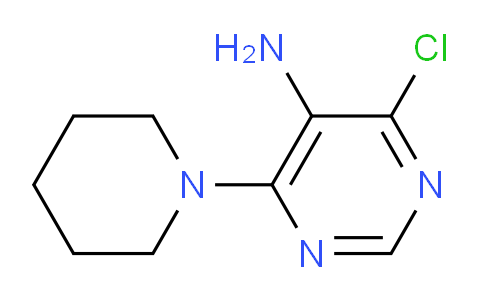 CAS No. 84762-70-9, 4-Chloro-6-(piperidin-1-yl)pyrimidin-5-amine