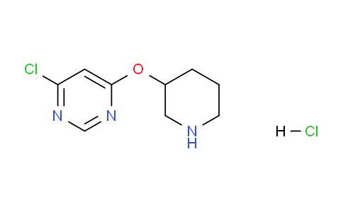 CAS No. 1185311-81-2, 4-Chloro-6-(piperidin-3-yloxy)pyrimidine hydrochloride