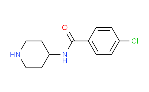 CAS No. 740790-17-4, 4-Chloro-N-(piperidin-4-yl)benzamide