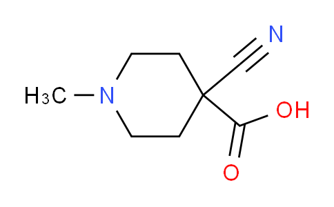 CAS No. 1542938-62-4, 4-Cyano-1-methylpiperidine-4-carboxylic acid