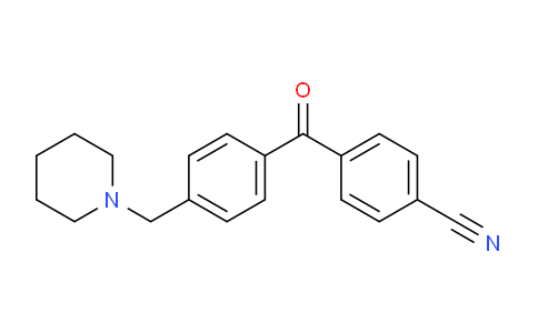 CAS No. 898771-11-4, 4-Cyano-4'-piperidinomethyl benzophenone