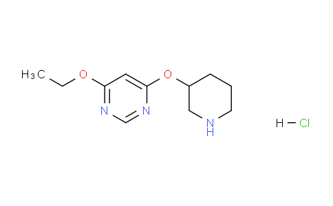 CAS No. 1353948-32-9, 4-Ethoxy-6-(piperidin-3-yloxy)pyrimidine hydrochloride