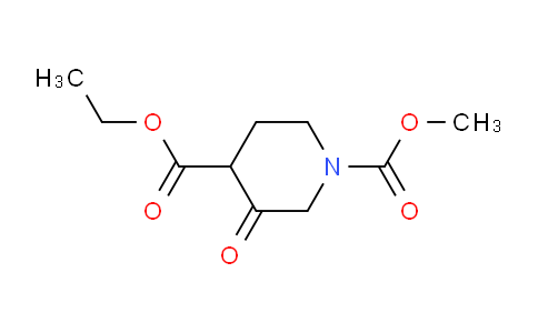CAS No. 65202-59-7, 4-Ethyl 1-methyl 3-oxopiperidine-1,4-dicarboxylate
