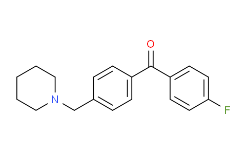 CAS No. 898771-43-2, 4-Fluoro-4'-piperidinomethyl benzophenone