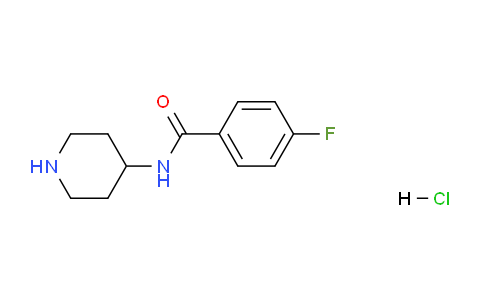 CAS No. 132442-33-2, 4-Fluoro-N-(piperidine-4-yl)benzamide hydrochloride