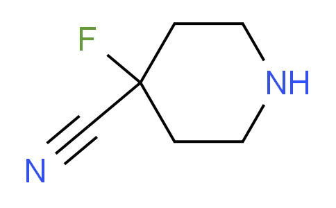 CAS No. 1263281-75-9, 4-Fluoropiperidine-4-carbonitrile
