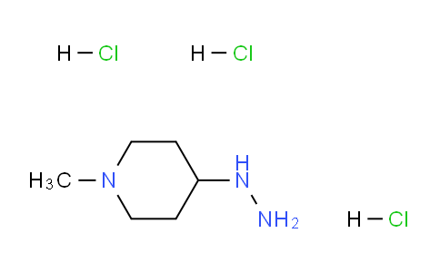 CAS No. 1245643-76-8, 4-Hydrazinyl-1-methylpiperidine trihydrochloride