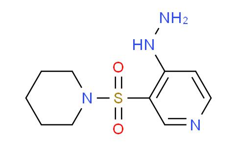 CAS No. 1339167-79-1, 4-Hydrazinyl-3-(piperidin-1-ylsulfonyl)pyridine
