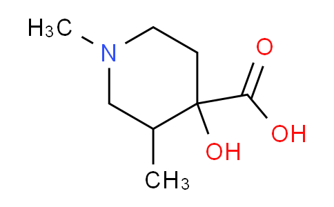 CAS No. 710939-20-1, 4-Hydroxy-1,3-dimethylpiperidine-4-carboxylic acid