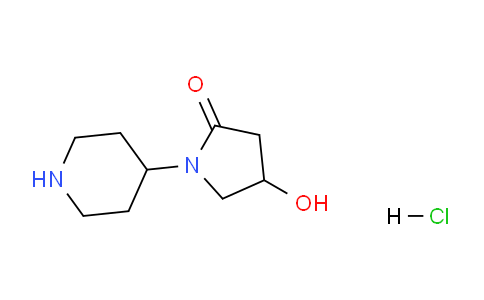 CAS No. 1237840-39-9, 4-Hydroxy-1-(piperidin-4-yl)pyrrolidin-2-one hydrochloride