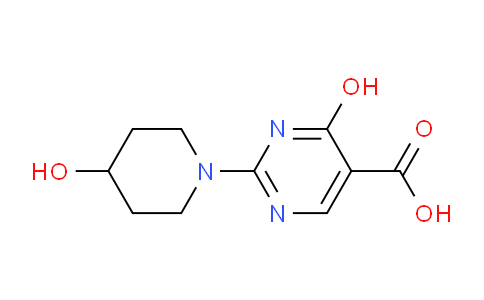CAS No. 1355231-80-9, 4-Hydroxy-2-(4-hydroxypiperidin-1-yl)pyrimidine-5-carboxylic acid