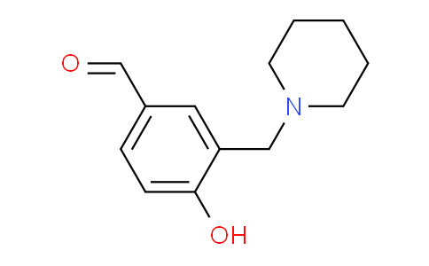 CAS No. 500859-97-2, 4-Hydroxy-3-(piperidin-1-ylmethyl)benzaldehyde